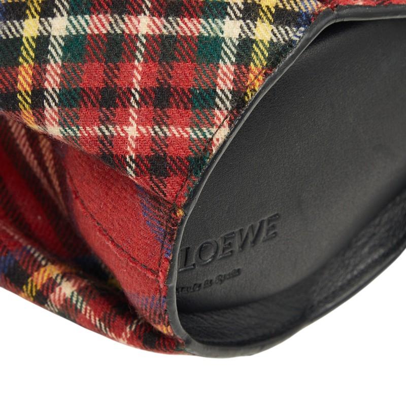 LOEWE（ロエベ） タータンチェック エレファント 斜め掛け ショルダー