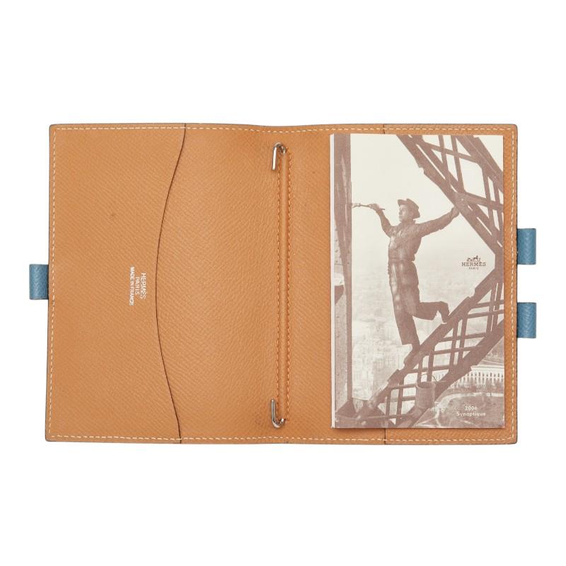 HERMES（エルメス） アジェンダPM 手帳カバー ブルージーン ブルー