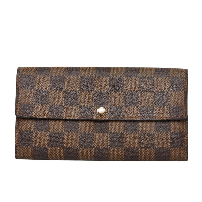 ルイヴィトン ダミエ 長財布 ポルトフォイユ サラ ブラウン N61734 LOUIS VUITTON（ルイ・ヴィトン） ルイ ヴィトン ダミエ
