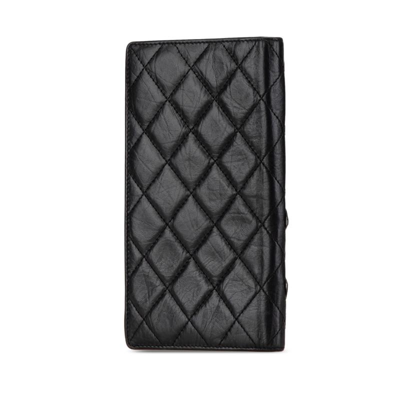 CHANEL（シャネル） カンボンライン ココマーク 長財布 ブラック