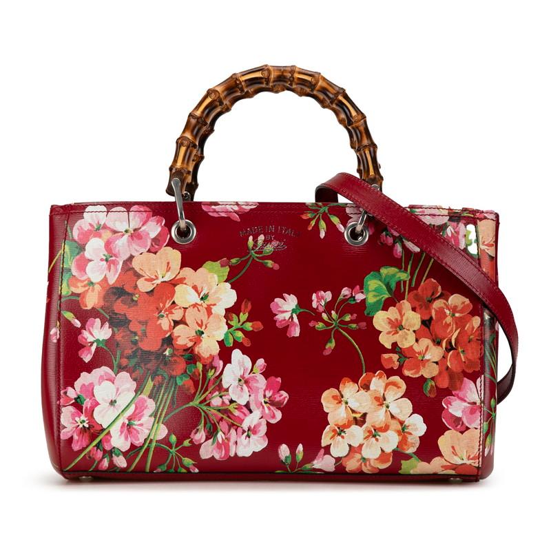 GUCCI グッチ バンブーショッパー ミディアム ブルームス GUCCI グッチ バンブーショッパー ミディアム ブルームス
