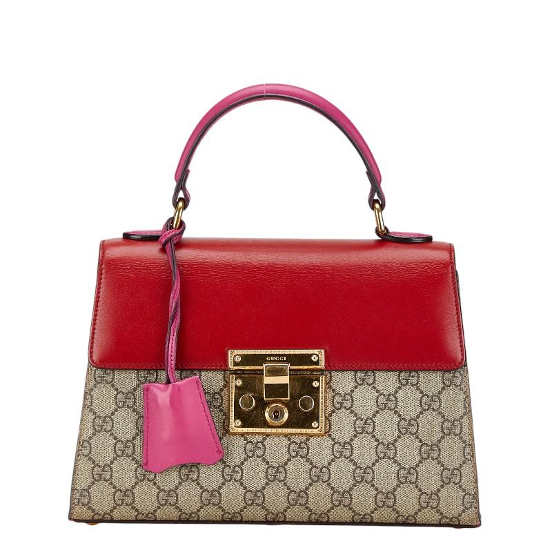 GUCCI（グッチ） GGスプリーム ハンドバッグ ショルダーバッグ 2WAY