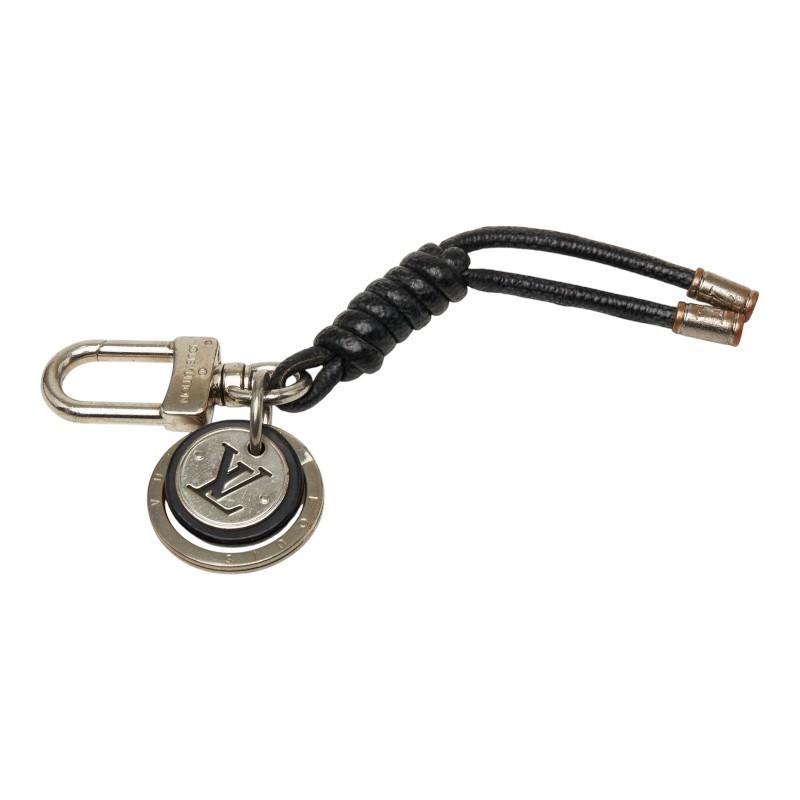 【本物保証】 超美品 ルイヴィトン LOUIS VUITTON ダミエ グラフィット レザーロープ キーホルダー M67224 チャーム LOUIS VUITTON（ルイ・ヴィトン） ルイ ヴィトン ダミエ グラフィット