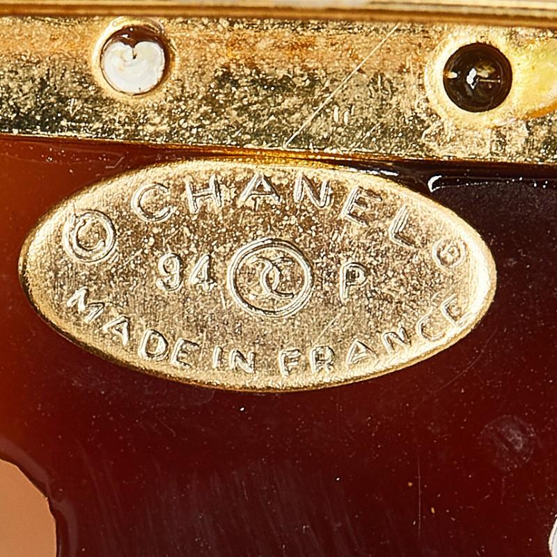 美品 CHANEL シャネル ココマークミニブローチ ヴィンテージ ゴールド 質屋 美品 シャネル ココマーク ヴィンテージ ゴールド ブローチ