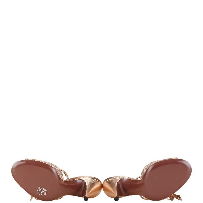 FENDI フェンディ ズッカ ロゴ リボン ミュール サンダル 36 1/2 