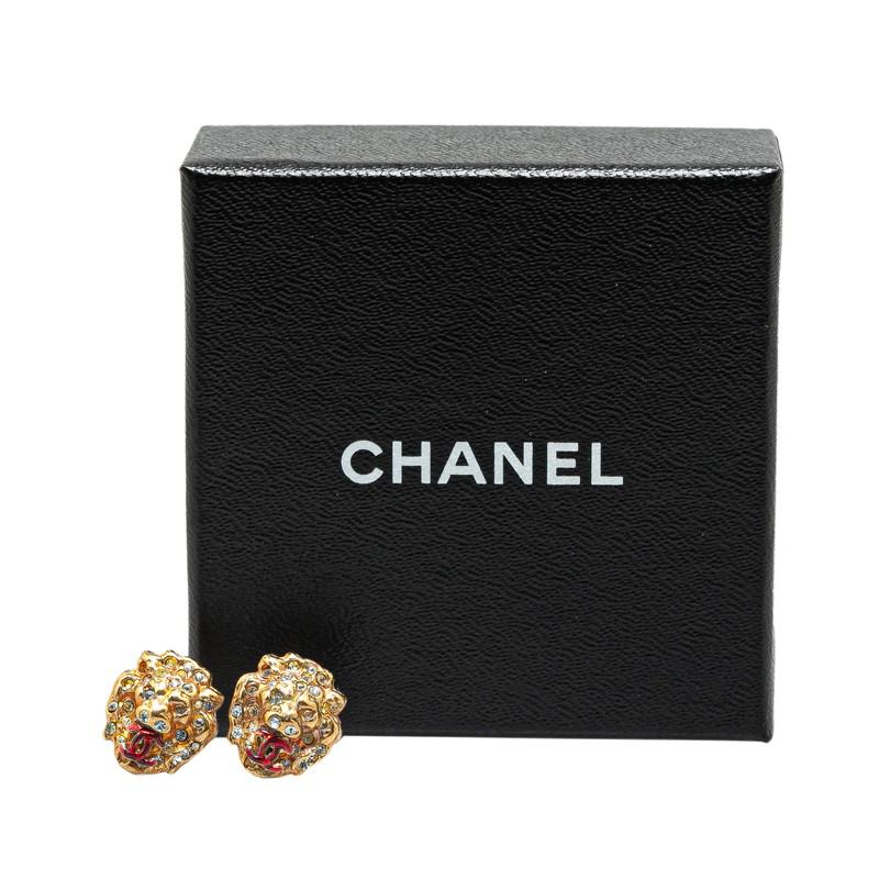 CHANEL（シャネル） ココマーク ラインストーン ライオン モチーフ