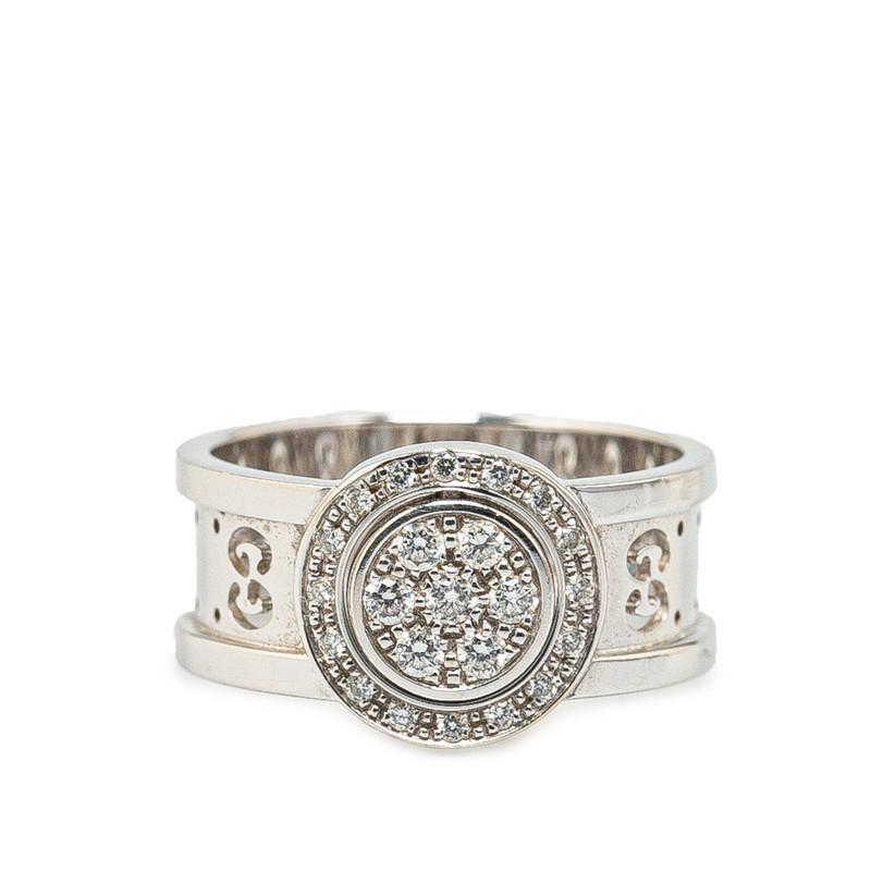 GUCCI グッチ指輪☆ホワイトゴールド750WG - アクセサリー GUCCI グッチ指輪☆ホワイトゴールド750WG - アクセサリー
