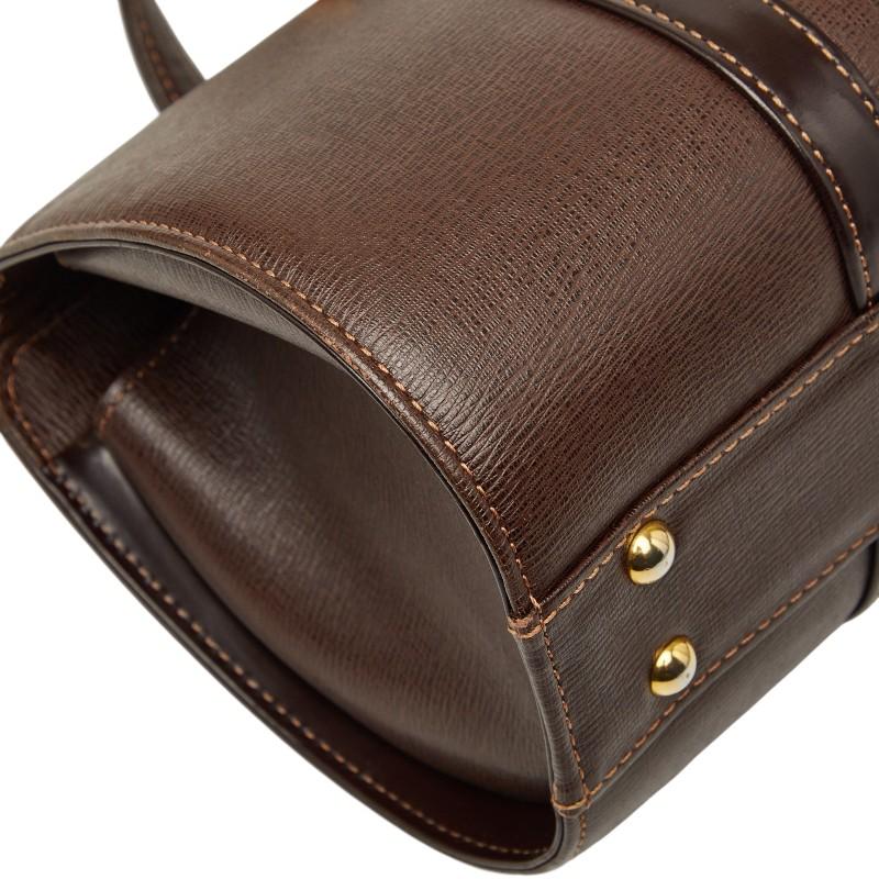 Burberrys ミニボストンバッグ ブラウン BURBERRY（バーバリー） ハンドバッグ ミニボストンバッグ ブラウン