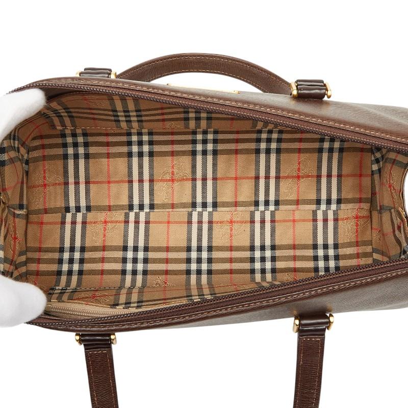 Burberrys ミニボストンバッグ ブラウン BURBERRY（バーバリー） ハンドバッグ ミニボストンバッグ ブラウン