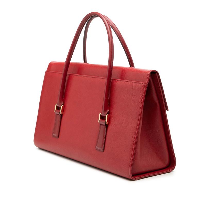 BURBERRY（バーバリー） ノバチェック ハンドバッグ レッド レザー