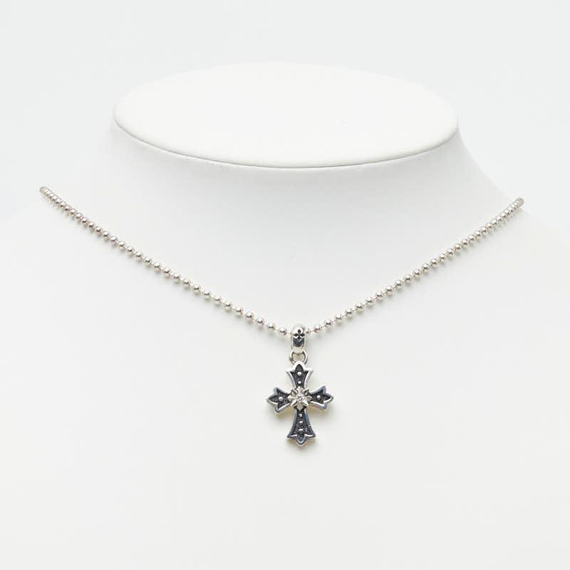ブラッディマリー SV925 シルバー SV1000 ダイヤ0.04ct クロス 十字架
