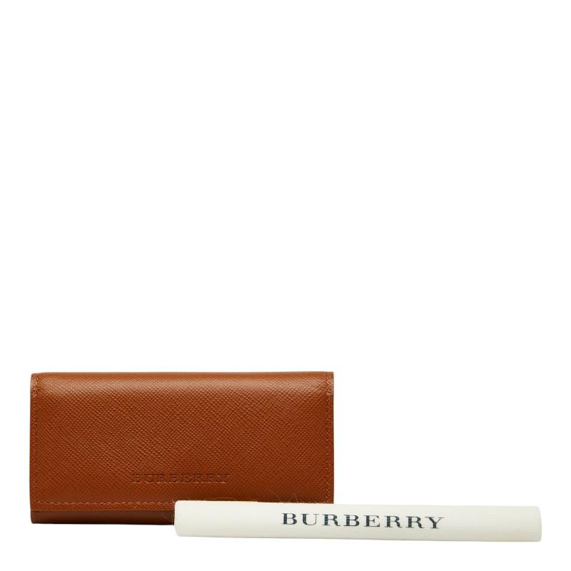 BURBERRY（バーバリー） ノバチェック 4連 キーケース ブラウン レザー