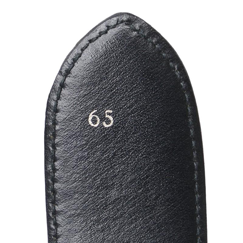 CELINE（セリーヌ） 馬車金具 ベルト 65 ブラック レザー メンズ