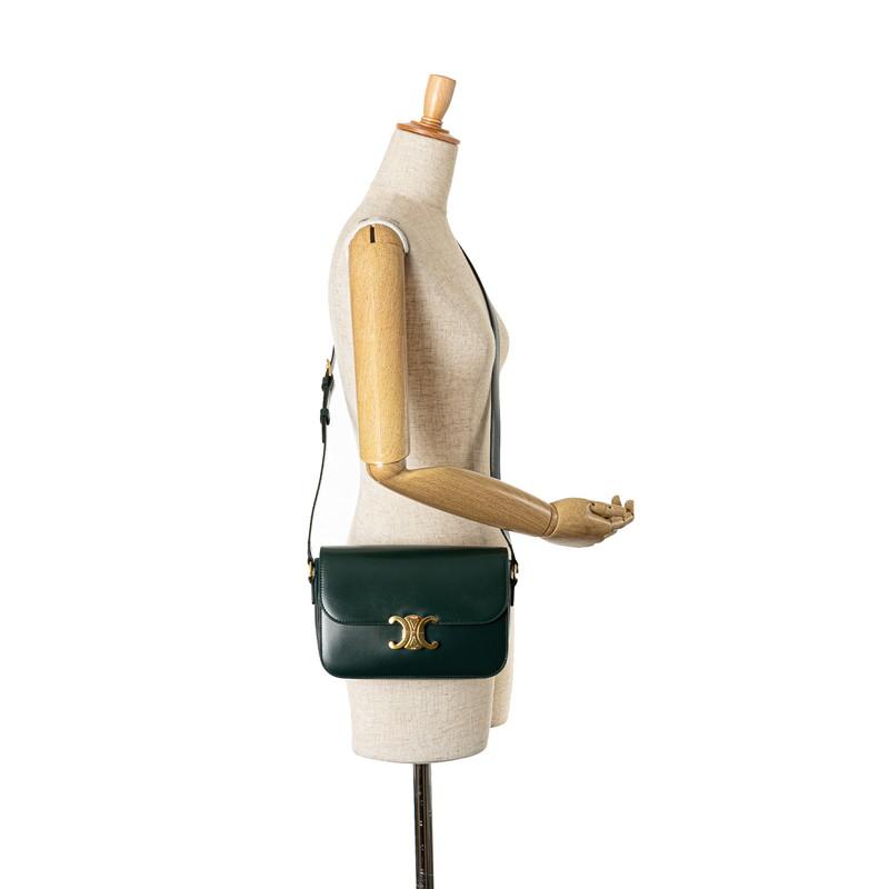 CELINE セリーヌ トリオンフ クラシック ショルダーバッグ CELINE セリーヌ トリオンフ クラシック ショルダーバッグ