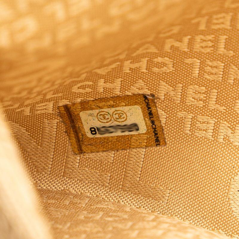 美品　シャネル　レザー　フリンジ　タッセル　ハンドバッグ　ベージュ 美品 シャネル レザー フリンジ タッセル ハンドバッグ ベージュ