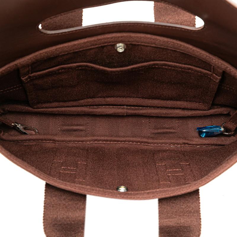 HERMES（エルメス） ヴァルパライソ ロングPM ハンドバッグ ブラウン