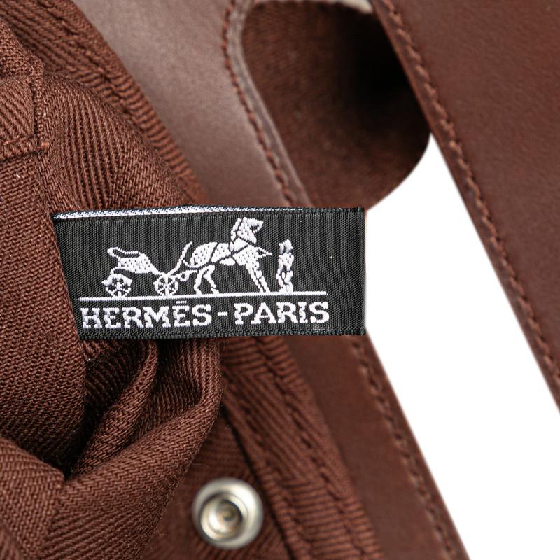 HERMES（エルメス） ヴァルパライソ ロングPM ハンドバッグ ブラウン