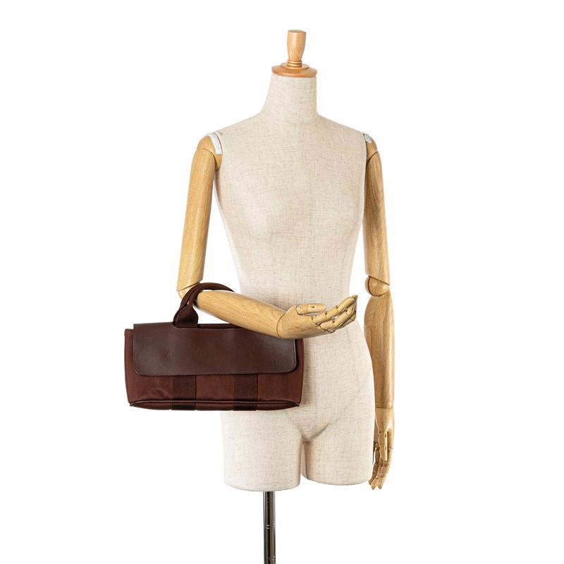 HERMES（エルメス） ヴァルパライソ ロングPM ハンドバッグ ブラウン