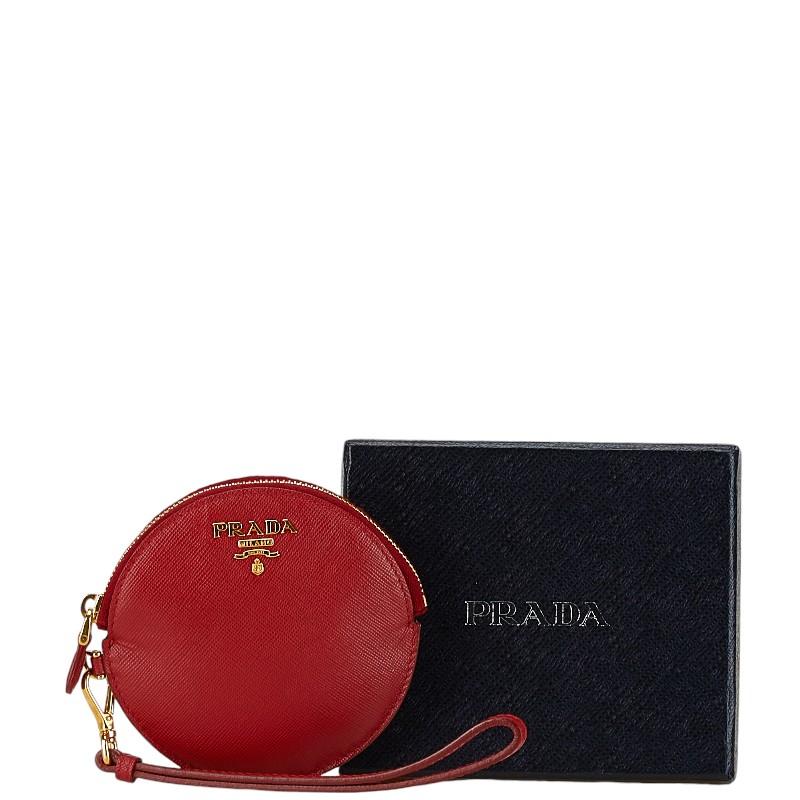 PRADA（プラダ） コインケース 小銭入れ 1M1443 レッド サフィアーノ