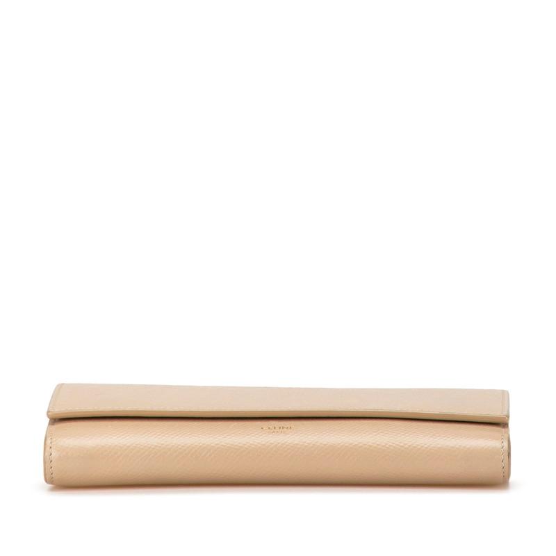 セリーヌ ラージフラップウォレット  10B563【Aランク】【中古】 CELINE - セリーヌ ラージフラップウォレット 10B563【Aランク】【中古