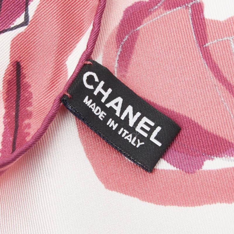 CHANEL（シャネル） ココマーク カメリア フラワー 花柄 スカーフ