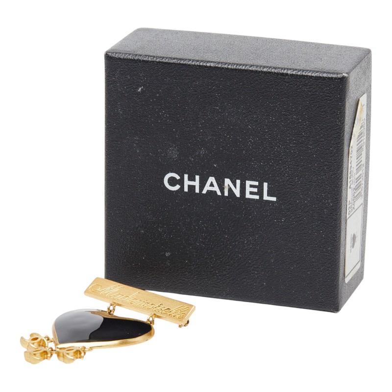 CHANEL（シャネル） ココマーク ハートモチーフ ブローチ ゴールド
