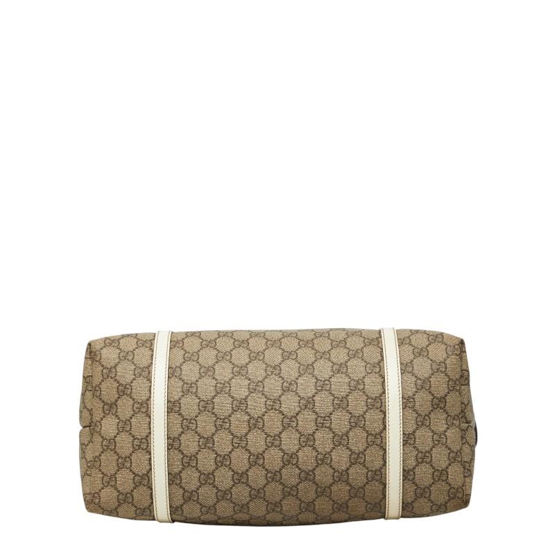 グッチ　GGスプリーム トートバッグ197953 GUCCI（グッチ） GGスプリーム トートバッグ 197953 ベージュ ホワイト