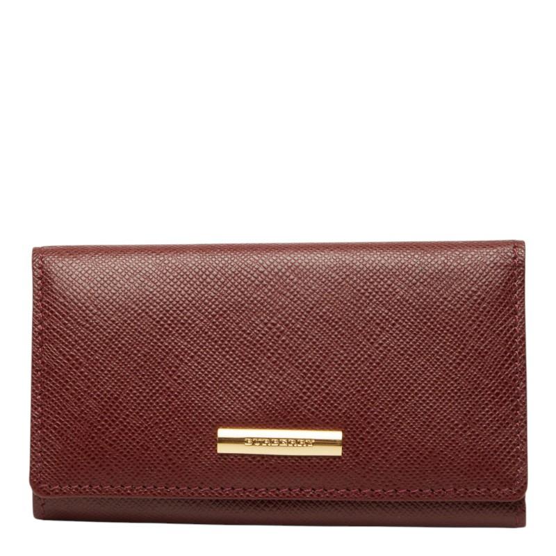 BURBERRY（バーバリー） ノバチェック 4連 キーケース ワインレッド