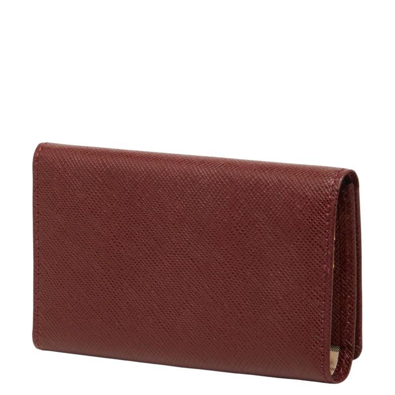 BURBERRY（バーバリー） ノバチェック 4連 キーケース ワインレッド