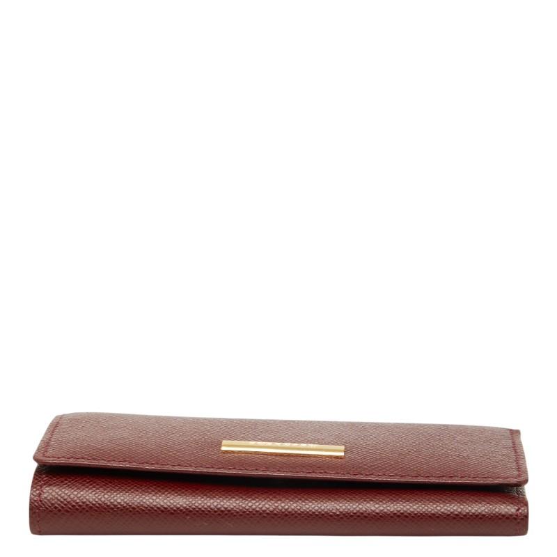 BURBERRY（バーバリー） ノバチェック 4連 キーケース ワインレッド