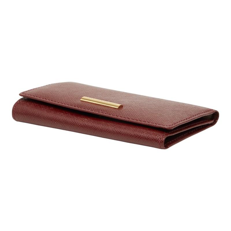 BURBERRY（バーバリー） ノバチェック 4連 キーケース ワインレッド
