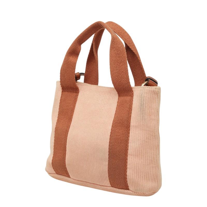 Chloe（クロエ） ロゴ ハンドバッグ ショルダーバッグ ピンク ブラウン 