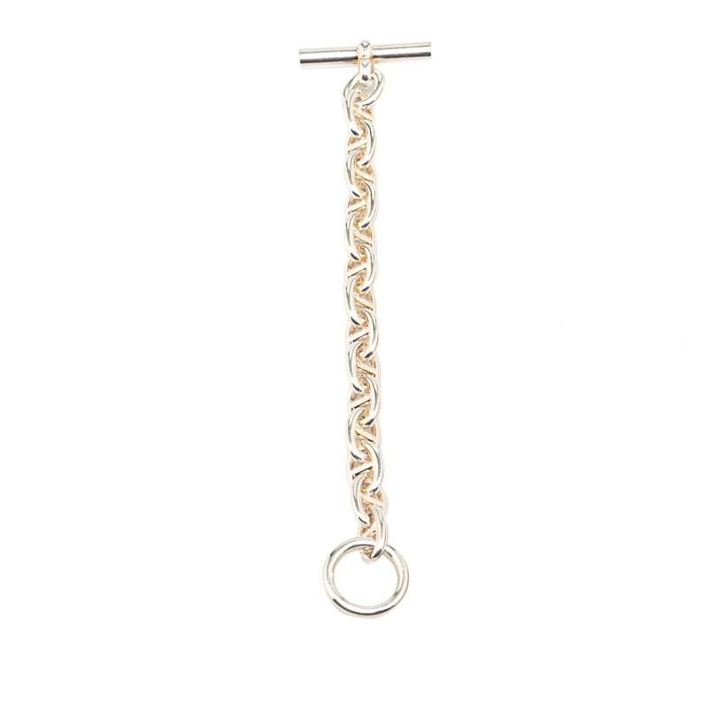 エルメス シェーヌダンクルPM 14リンク ブレスレット SV925 シルバー レディース HERMES 【中古】_1