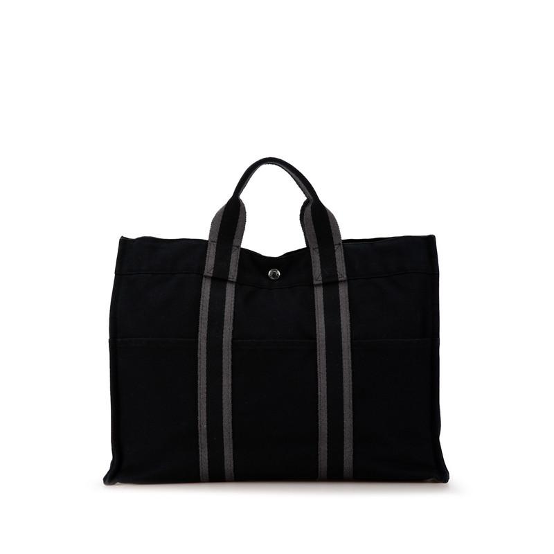 HERMES エルメス フールトゥGM トートバッグ ブラック