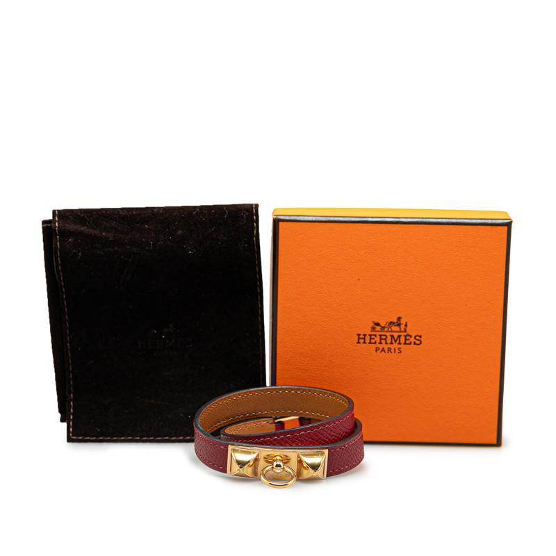 亀*様 HERMEエルメス リヴァル コリエドシアン ドゥブルトゥールブレス HERMES（エルメス） リヴァル コリエドシアン ドゥブルトゥール 2連