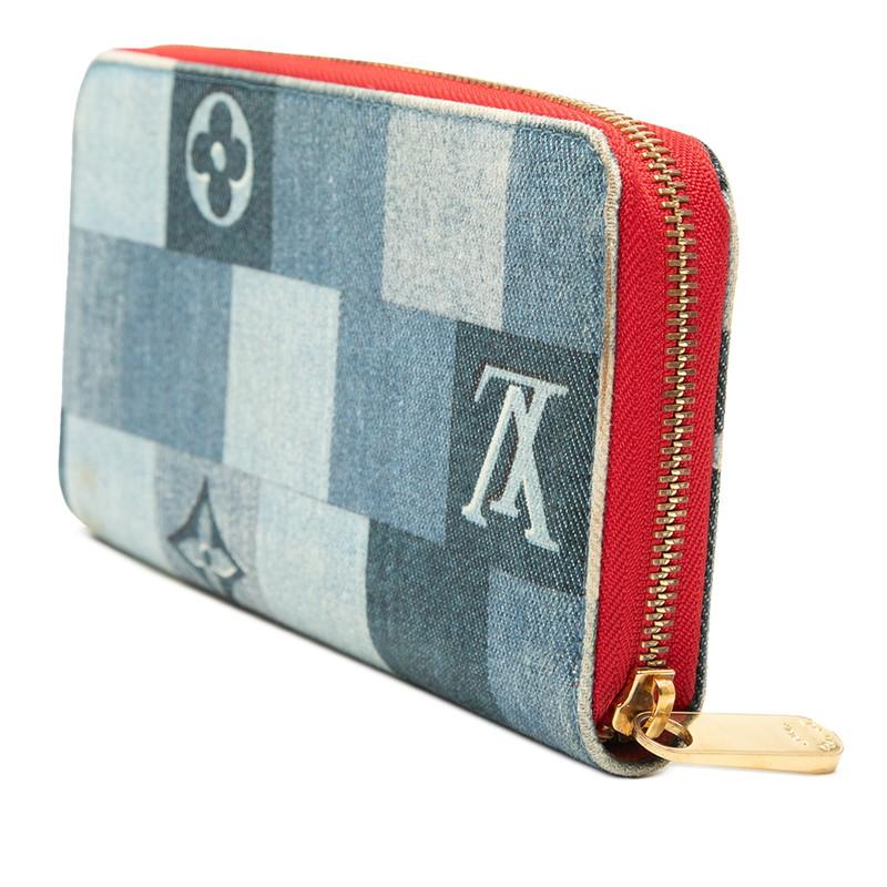 LOUIS VUITTONモノグラム 長財布 ジッピーウォレット　パッチワーク LOUIS VUITTON（ルイ・ヴィトン） ルイ ヴィトン モノグラム デニム