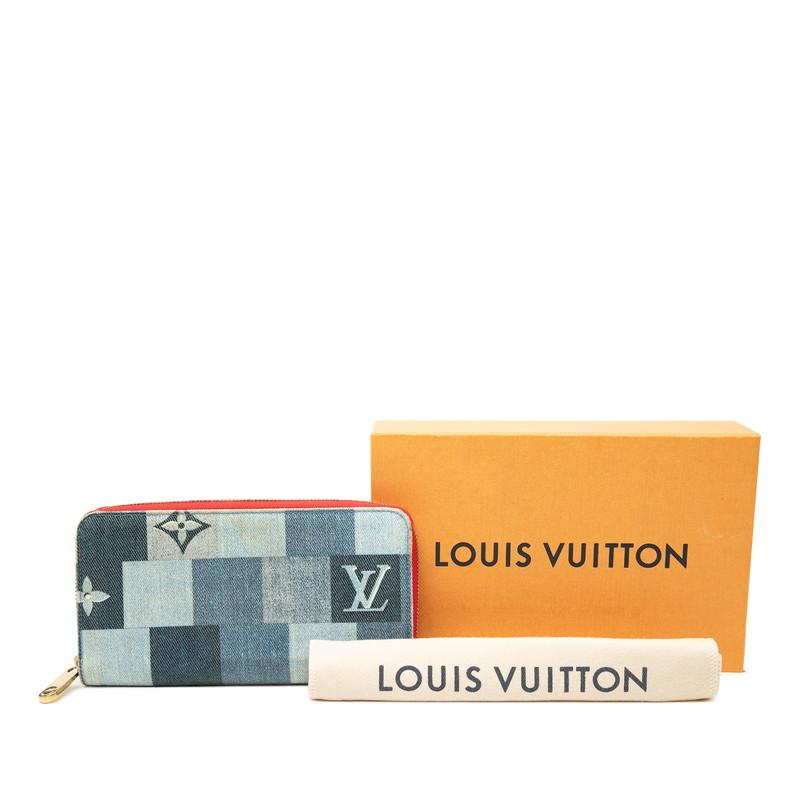 ルイヴィトン ジッピーウォレット モノグラム デニム パッチワーク 長財布 LOUIS VUITTON（ルイ・ヴィトン） ルイ ヴィトン モノグラム デニム