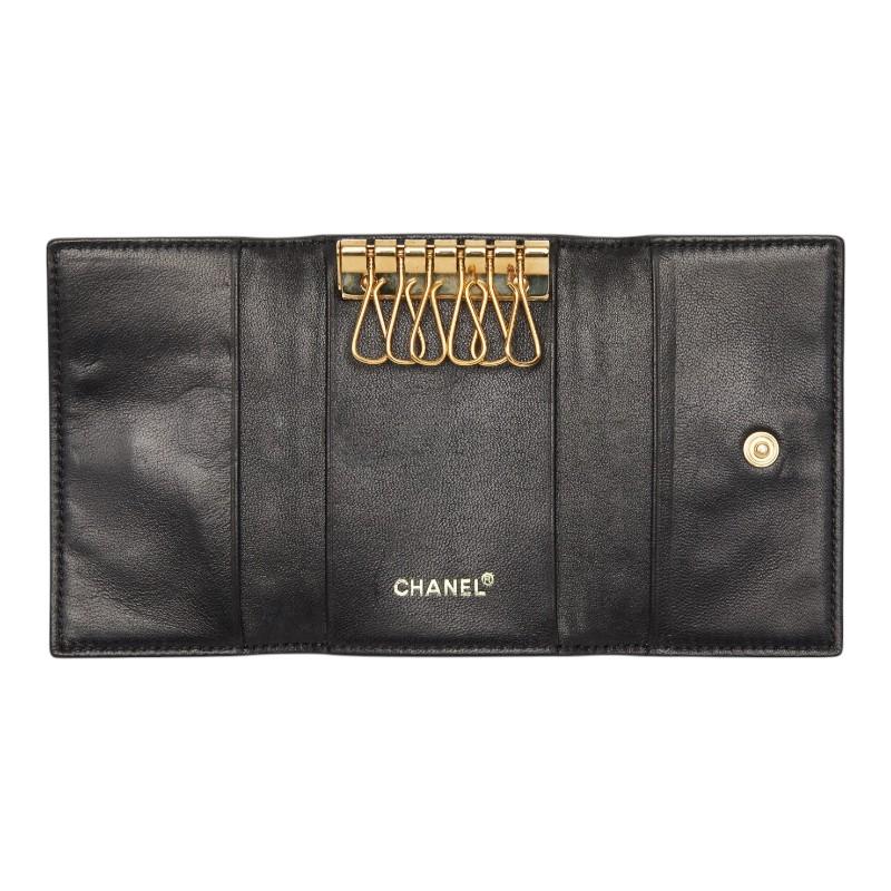 CHANEL（シャネル） チョコバー キーケース ブラック レザー