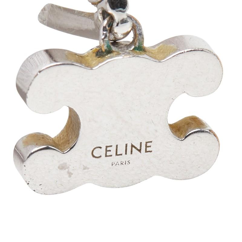 CELINE（セリーヌ） トリオンフ ピアス シルバー メタル ライン