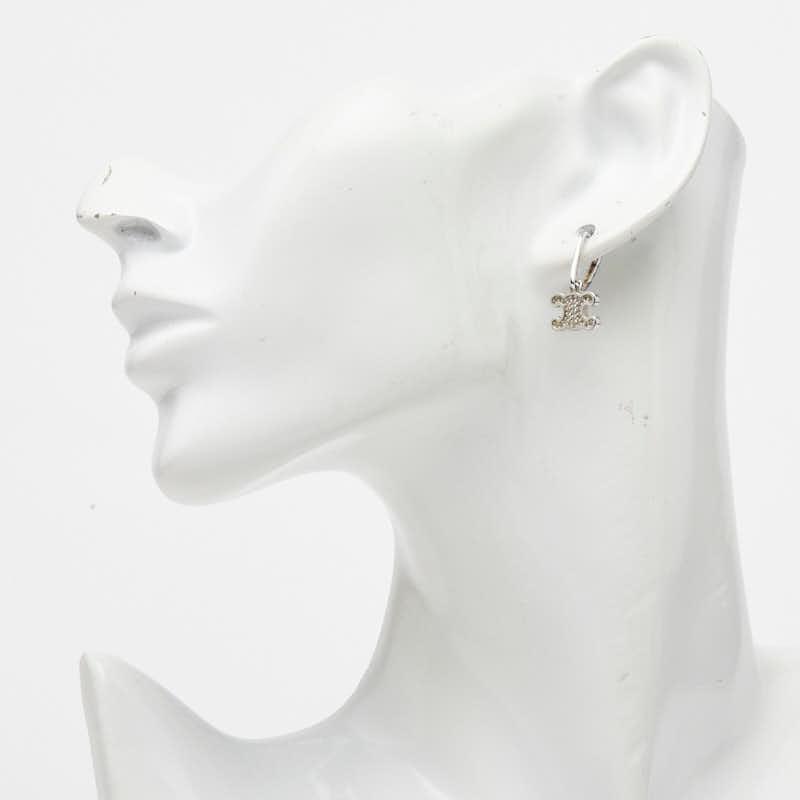 CELINE（セリーヌ） トリオンフ ピアス シルバー メタル ライン