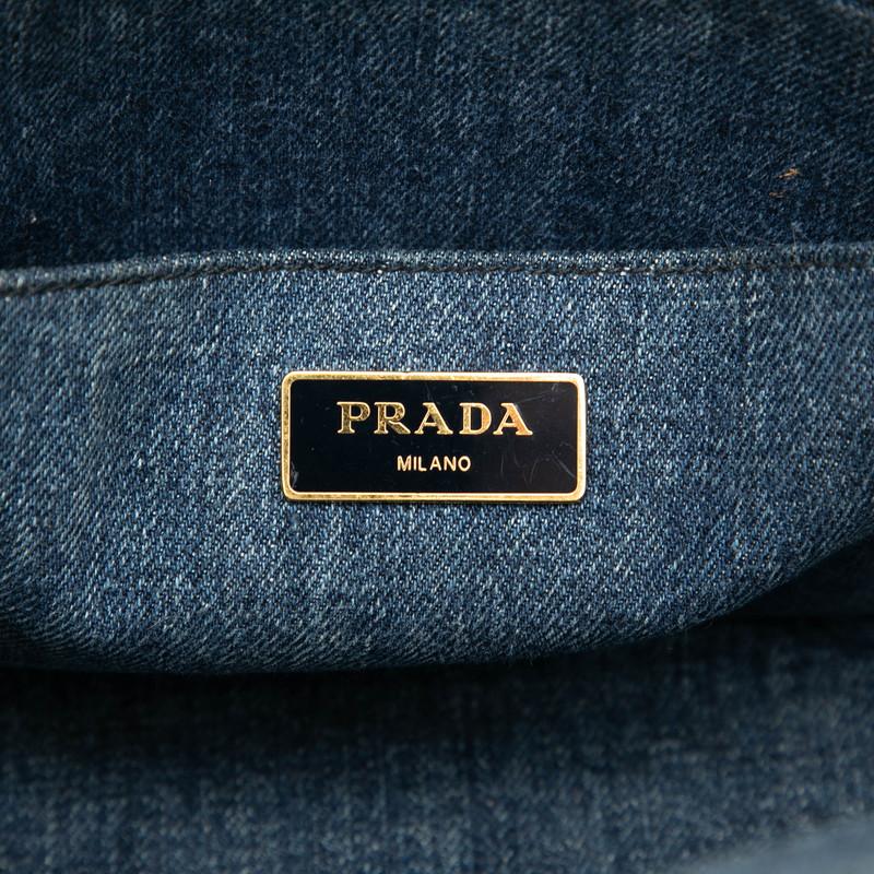 PRADA（プラダ） カナパ 三角ロゴプレート トートバッグ ショルダー
