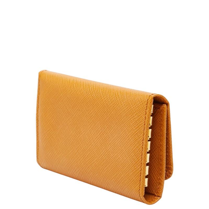PRADA（プラダ） キーケース KP5052 イエロー サフィアーノレザー