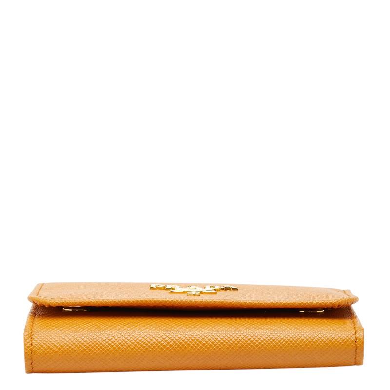 PRADA（プラダ） キーケース KP5052 イエロー サフィアーノレザー