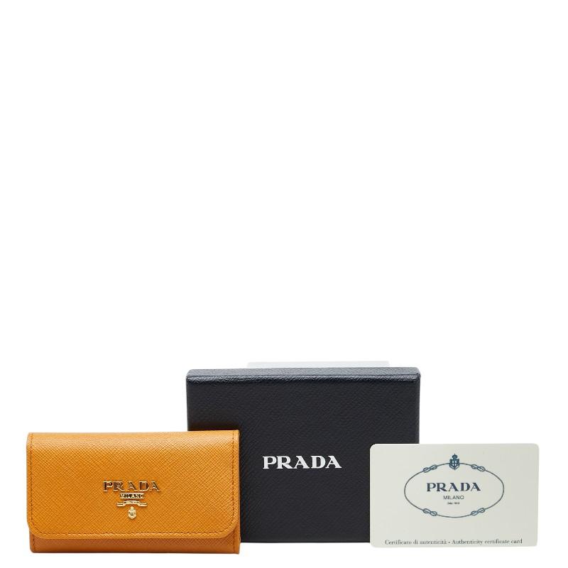 PRADA（プラダ） キーケース KP5052 イエロー サフィアーノレザー