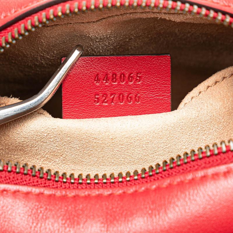 GUCCI グッチ GGマーモント キルティング 斜め掛け ミニチェーン