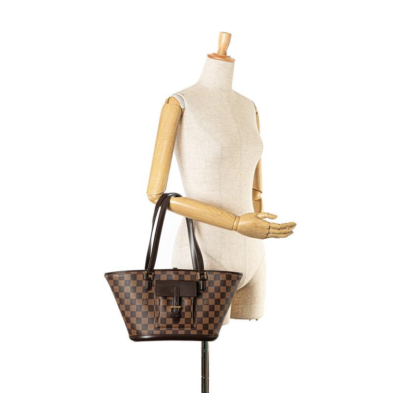LOUIS VUITTON ルイ ヴィトン ダミエ マノスクPM ハンドバッグ LOUIS VUITTON ルイ ヴィトン ダミエ マノスクPM ハンドバッグ