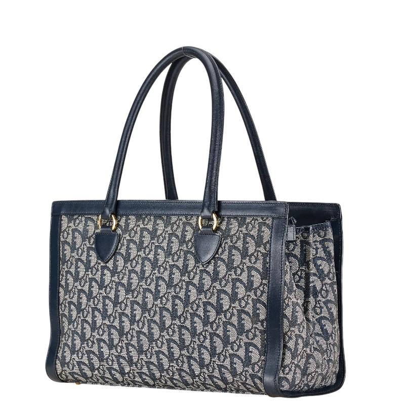 ディオール トロッター ハンドバッグ トートバッグ ネイビー