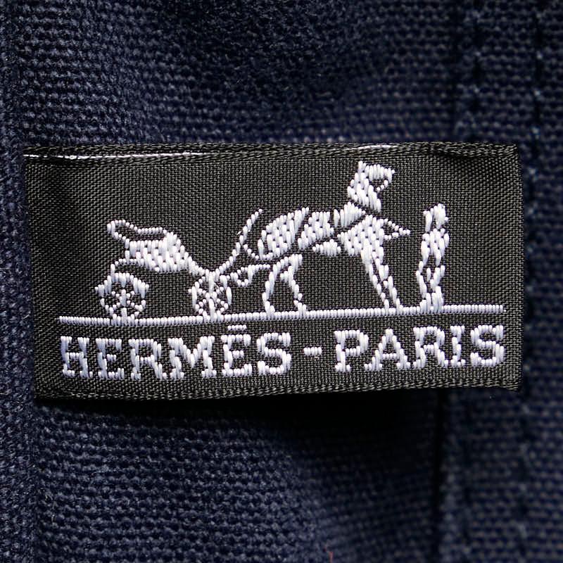 エルメス フールトゥM M サイン入り HERMES（エルメス） フールトゥMM ハンドバッグ トートバッグ ネイビー