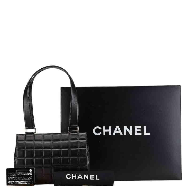 CHANEL（シャネル） ココマーク チョコバー ハンドバッグ ブラック
