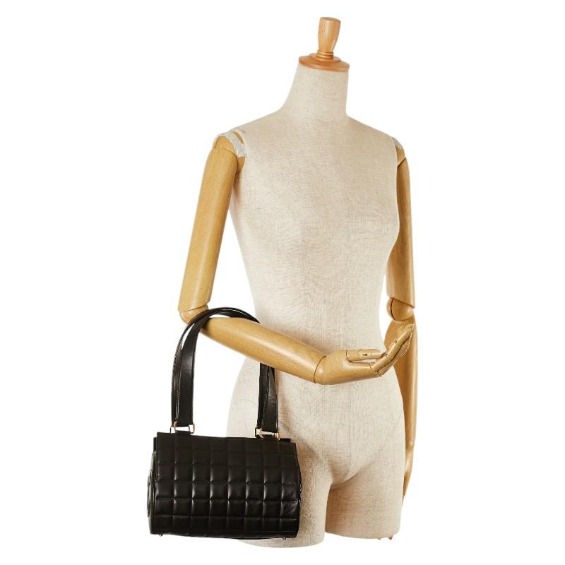 CHANEL（シャネル） ココマーク チョコバー ハンドバッグ ブラック